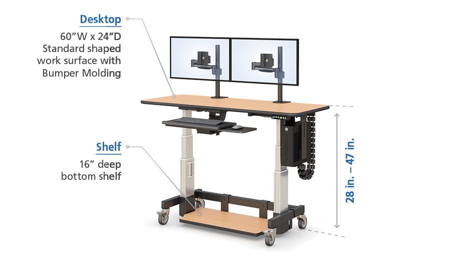 Ergonomic Adjustable Standing Desk Specs
