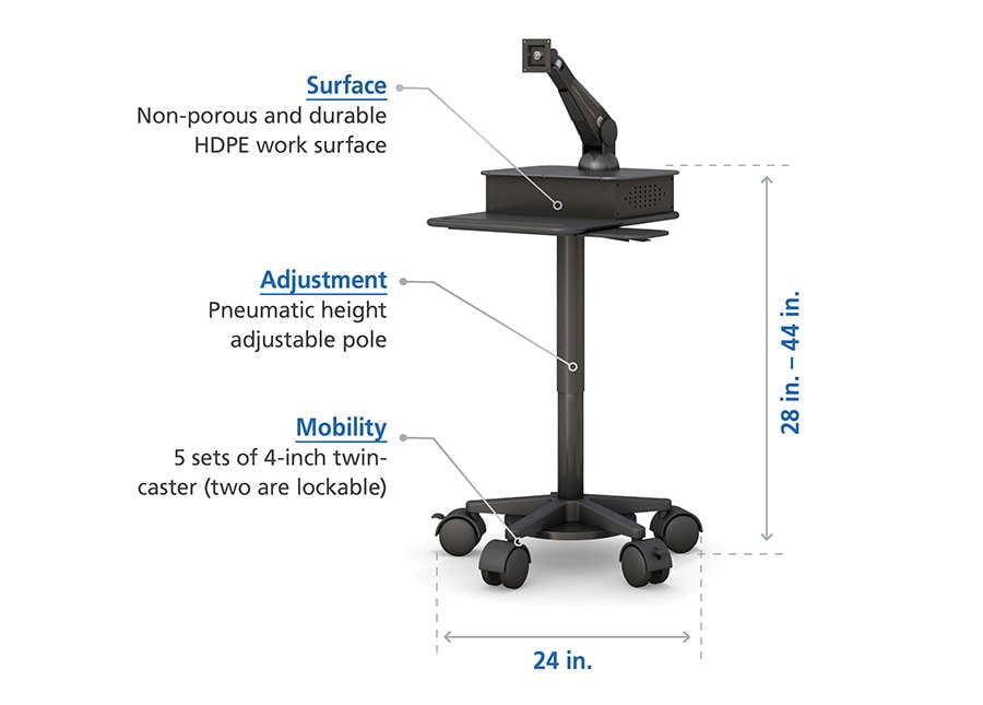 Tablet Floor Stand with Features