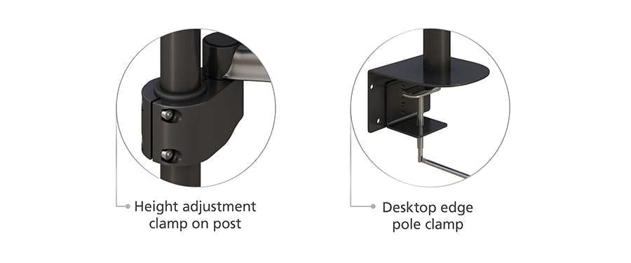 Laptop Adjustable Arm Clamp Specifications