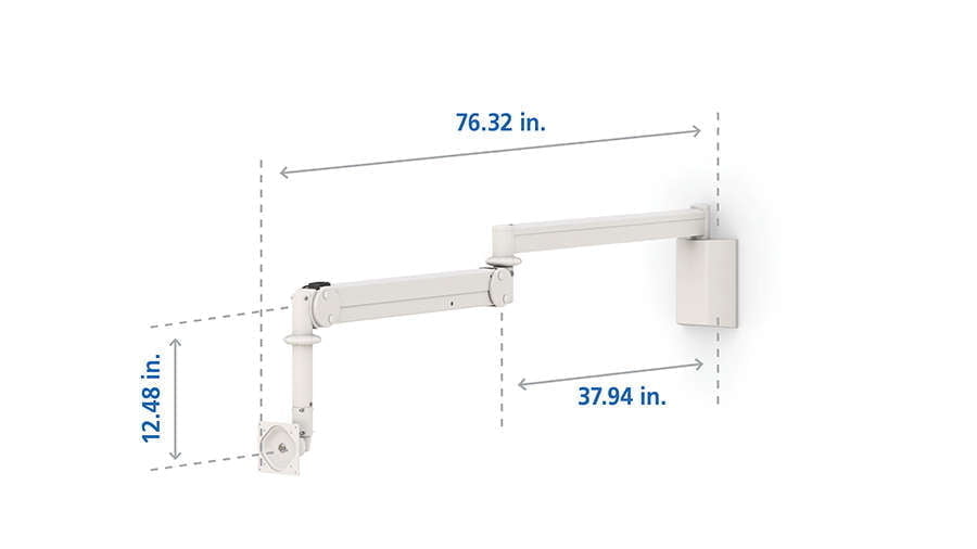 Wall Mounted Display Monitor Arm specifications
