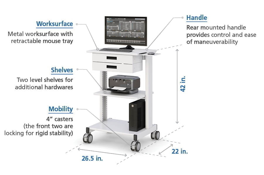 Medical Computer Cart Features