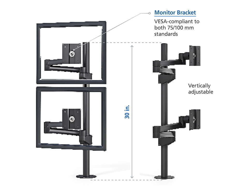 Dual Monitor Arm Stand specifications