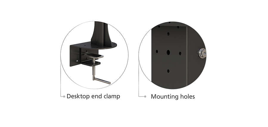 Desk Clamp Monitor Stand More Features