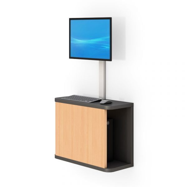 Wall Mount Computer Monitor Workstation