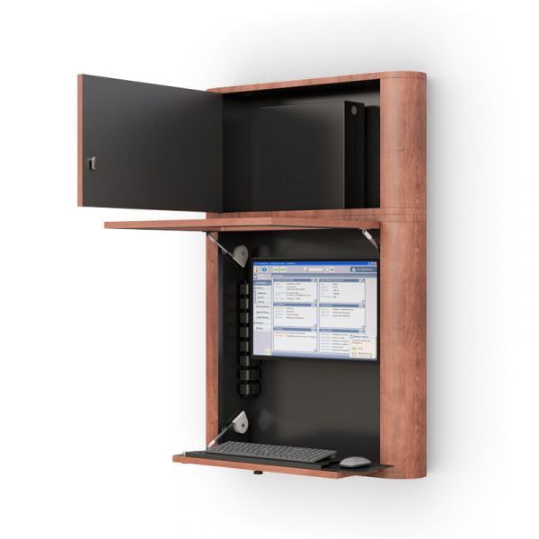 Wall Mounted Computer Workstation