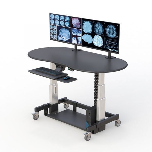 Adjustable Standing Corner Desk