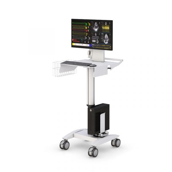 Healthcare computer carts by AFC: Mobile carts designed for efficient healthcare workflows.