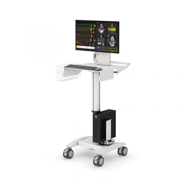Ergonomic Mobile Point of Care Medical Cart