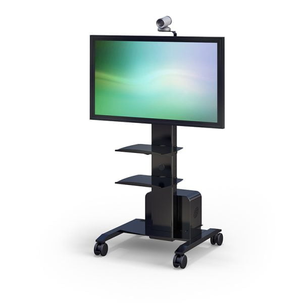 Rolling Telemedicine Stand Cart on Wheels