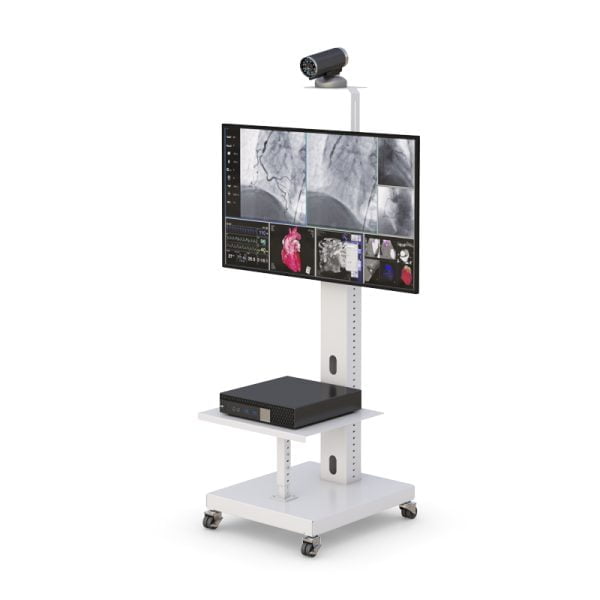 Rolling Telemedicine Video Conferencing Cart