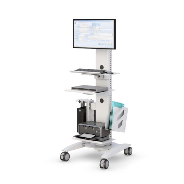 Rolling Computer Cart for Healthcare Professionals by AFC