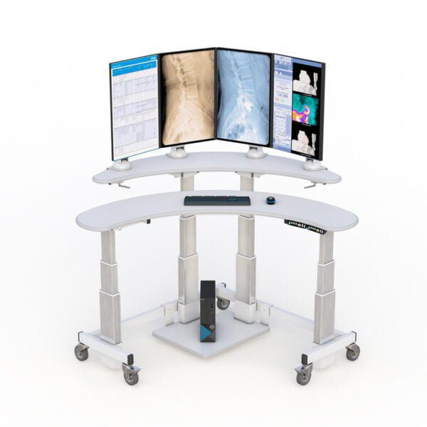 Adjustable Dual-Tier Standing Desk