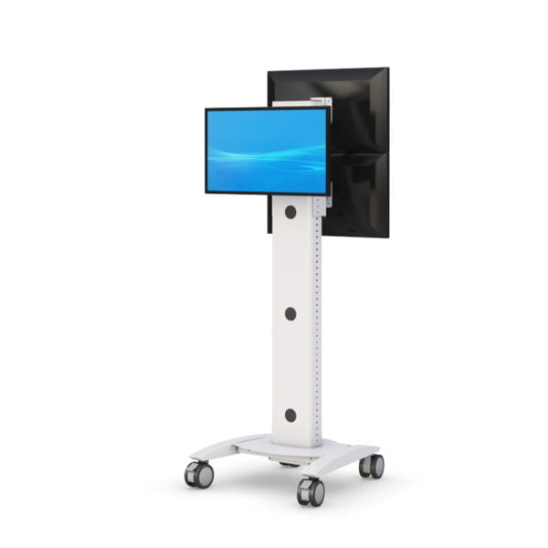 Triple Monitor Rolling Stand for Medical Applications by AFC