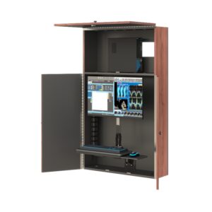 Space-Saving Foldable Wall Mounted PC Workstation from AFC Medical Furniture