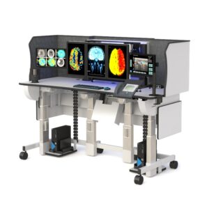 Improve Your Radiology Practice with AFC's Innovative PACS Radiology Desk Furniture - Maximize Efficiency and Comfort Today!