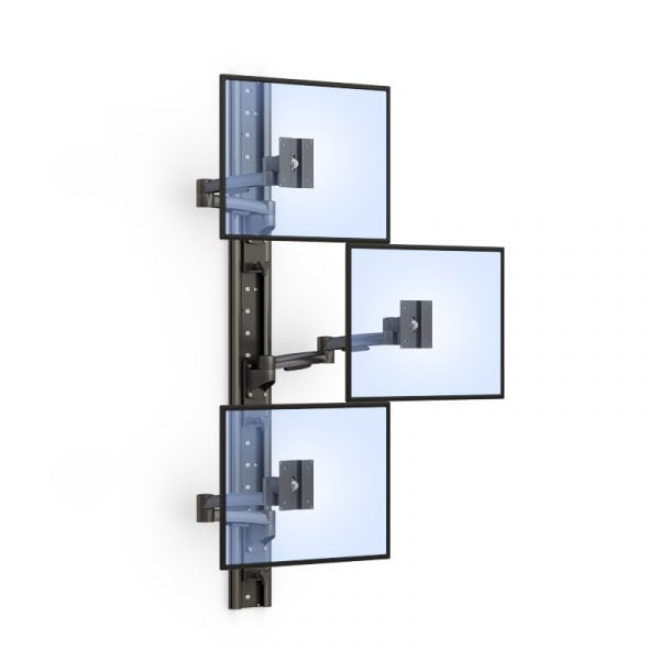 Adjustable Multiple Monitor Articulating Arm Wall Mount