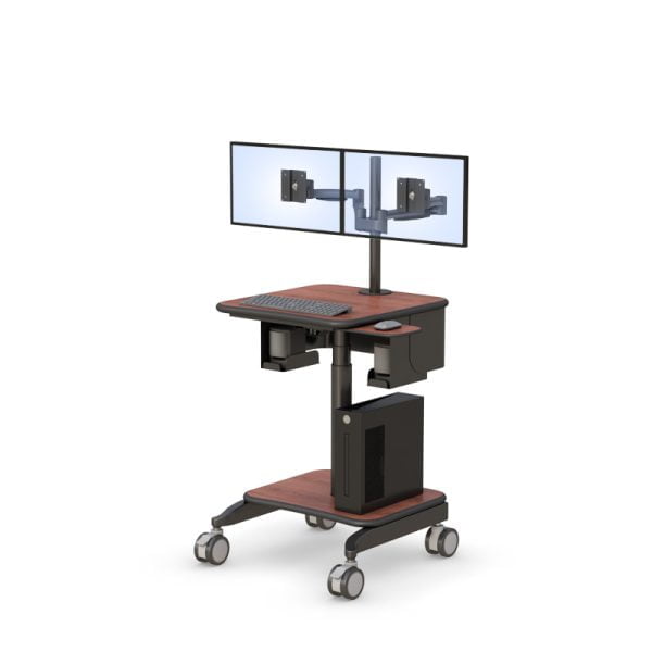 Ergonomic Telemedicine Medical Computer Cart