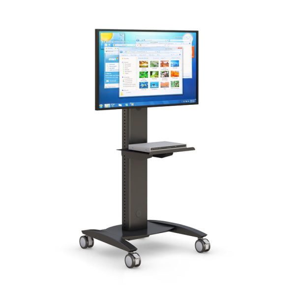Adjustable Rolling Telemedicine Monitor Stand