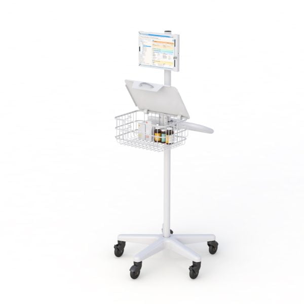 Adjustable Computer Cart for Tablet PC