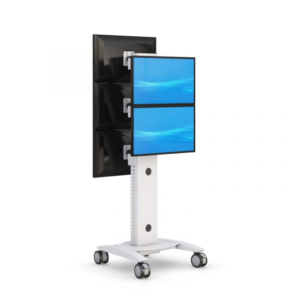 Ergonomic Industrial Computer Monitor Display Cart