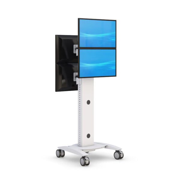 Medical Rolling PC Monitor Computer Cart