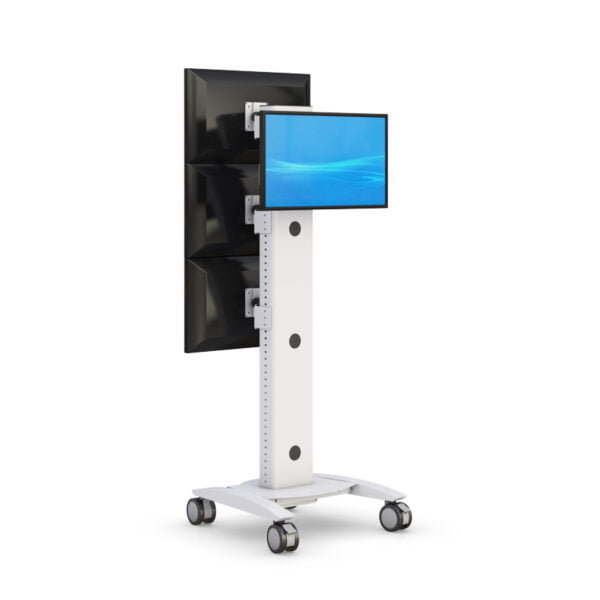 Mobile Monitor Bracket Display Cart for Medical Professionals