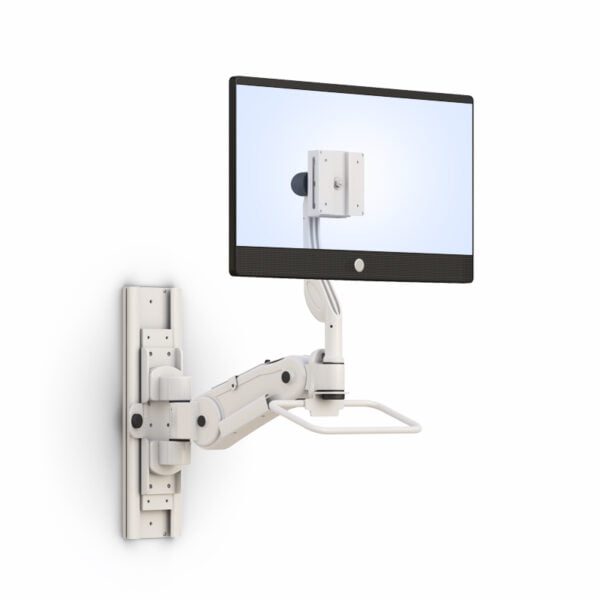 Ergonomic AFC Medical Furniture: Elevate Your Viewing Experience with Heavy Duty Monitor Wall Mount Track - Sturdy and Durable Construction