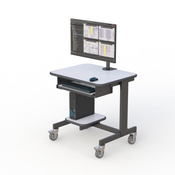 AFC Ergonomic CompactMax: Space-Saving Small Office Computer Table for Efficient Workspaces