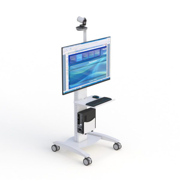 Experience Comfort and Convenience with AFC's Ergonomic Mobile Telemedicine Cart - Your Trusted Telehealth Companion - Image 2