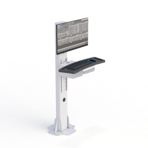 AFC Floor Computer Stand: Enhance Your Workspace with Mobility and Convenience - Image 7