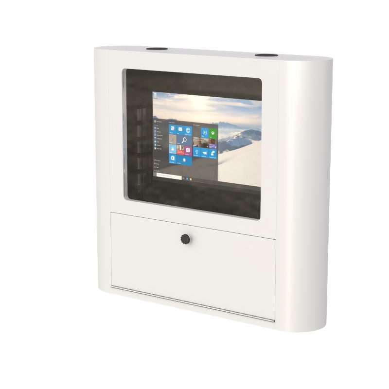 AFC Medical Furniture: Safeguard Your Workspace with the Lockable Wall Mount Computer Station - Tamper-Proof and Durable Design - Image 2