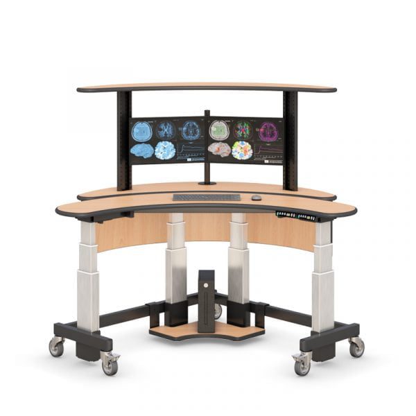 Dual-Tier Adjustable Desktop Standing Desk