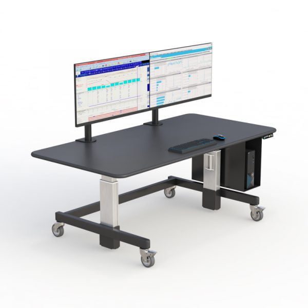 height adjustable computer standing desk