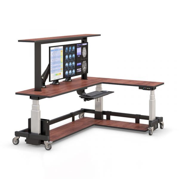ergonomic adjustable standing movable desk