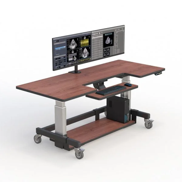 height adjustable computer standing station