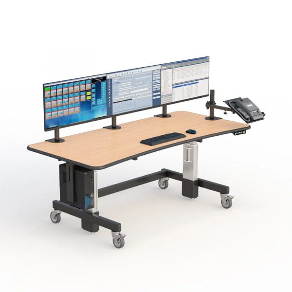 height adjustable standing computer desk