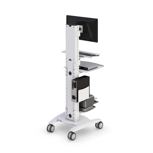 Height Adjustable Monitor Rolling Stand