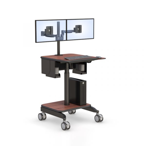 Healthcare Ergonomic Computer Cart