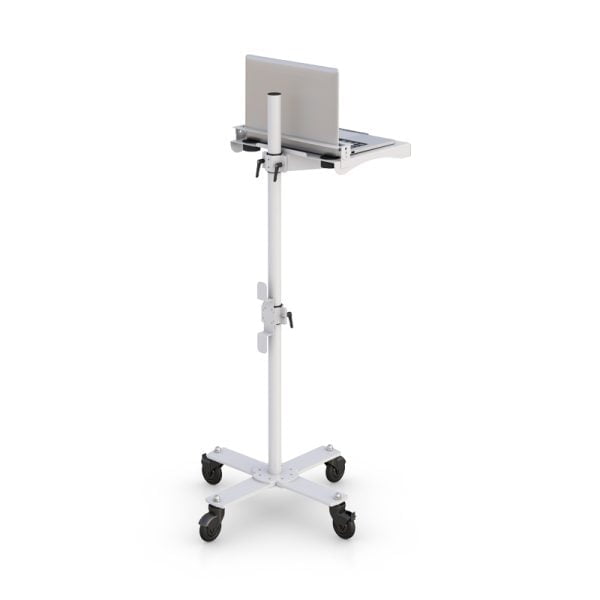 Adjustable Medical Tablet Carts on Wheels