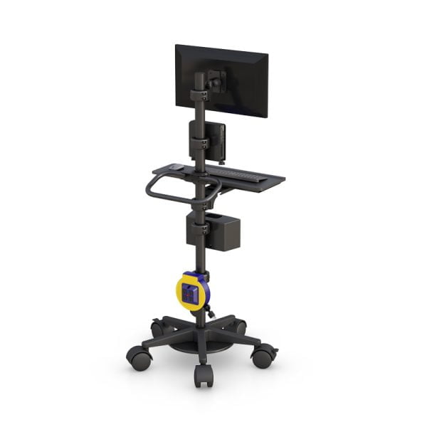 Adjustable Ergonomic Medical Pole Cart