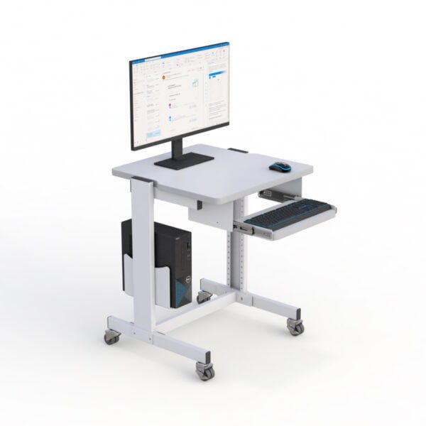 Height Adjustable Small Computer Desk Table