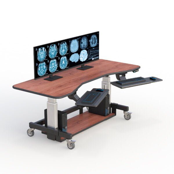 Ergonomic Standing Work Desk with Keyboard Tray