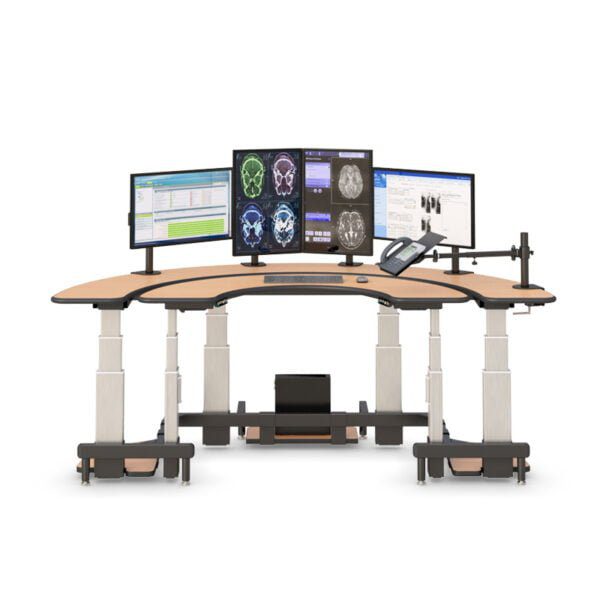 Ergonomic Dual-Tier Standing Desk Table
