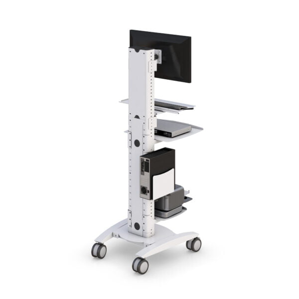 Mobile Rolling Monitor Floor Stand