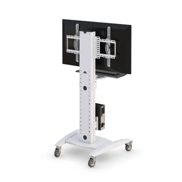 AFC's Adjustable Rolling Monitor and Keyboard Stand for Healthcare Cart