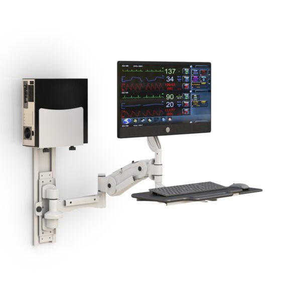 Ergonomic AFC Medical Furniture: Maximize Efficiency with Computer Workstation Wall Mount - Secure and Durable Installation