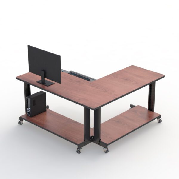 Wide Angle Corner Office Desk