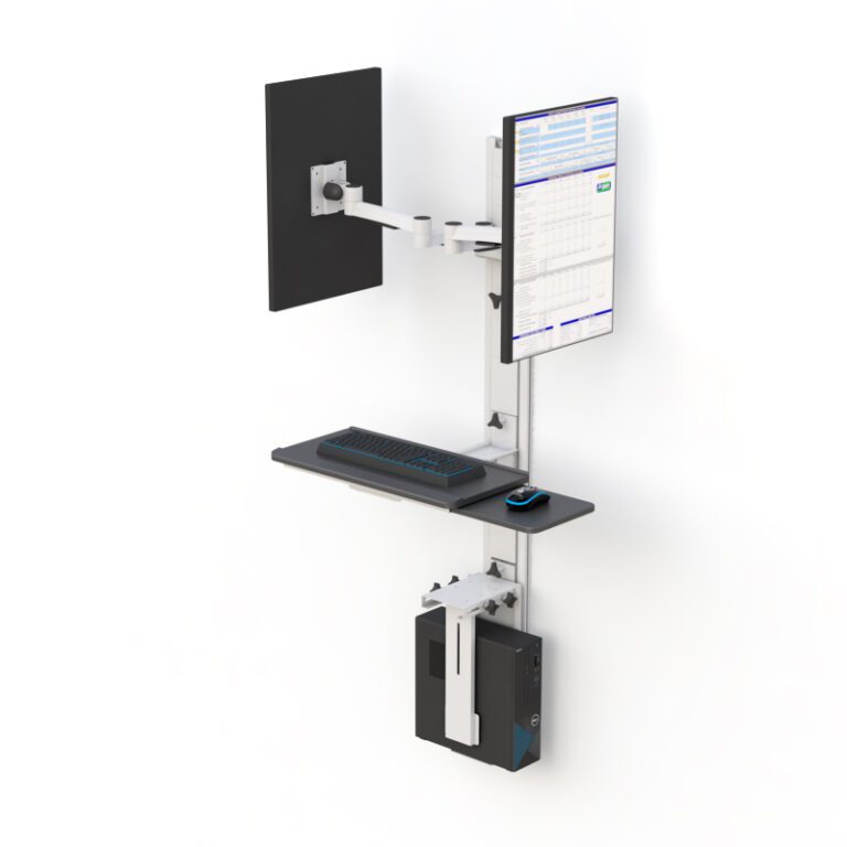 Computer Monitor Wall Mount Track System