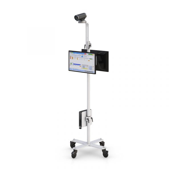 Mobile Scanning Fever Detection Remote Cart