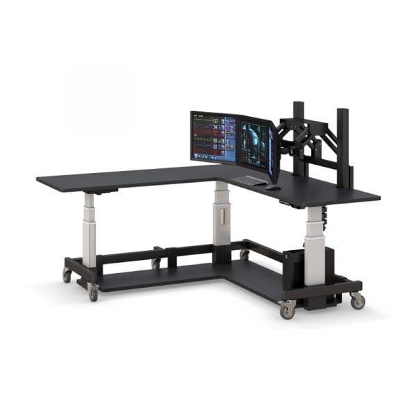 Ergonomic Standing PACS System Reading Desks for Radiologist